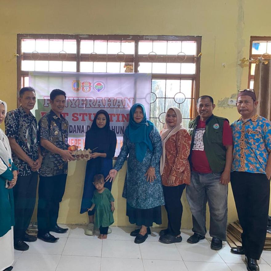 PENYERAHAN PMT STUNGTING DAN PMT BUMIL PROGRAM DANA DESA TAHUN 2026